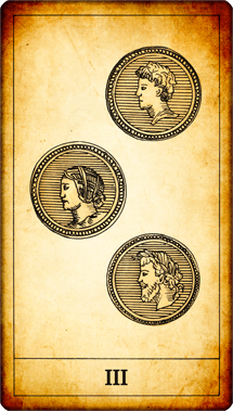 3 der Münzen