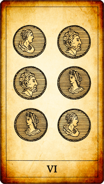 6 der Münzen
