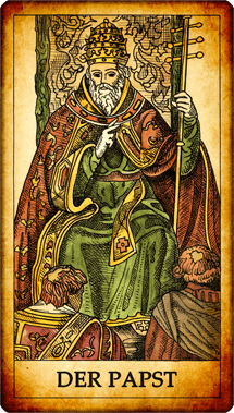 Tarotkarte Der Papst