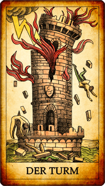 Tarotkarte Der Turm