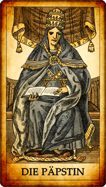 Tarotkarte Die Päpstin