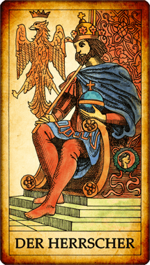 Tarot-Karte Der Herrscher