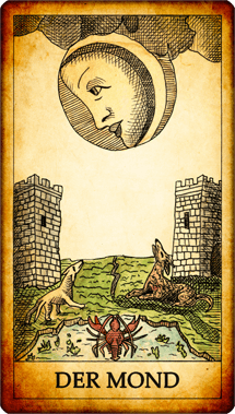 Tarot-Karte Der Mond
