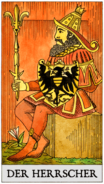 Tarot-Karte Der Herrscher