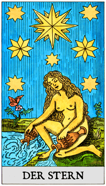 Tarot-Karte Der Stern