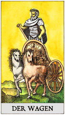 Tarot-Karte Der Wagen