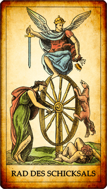 Tarotkarte Rad des Schicksals